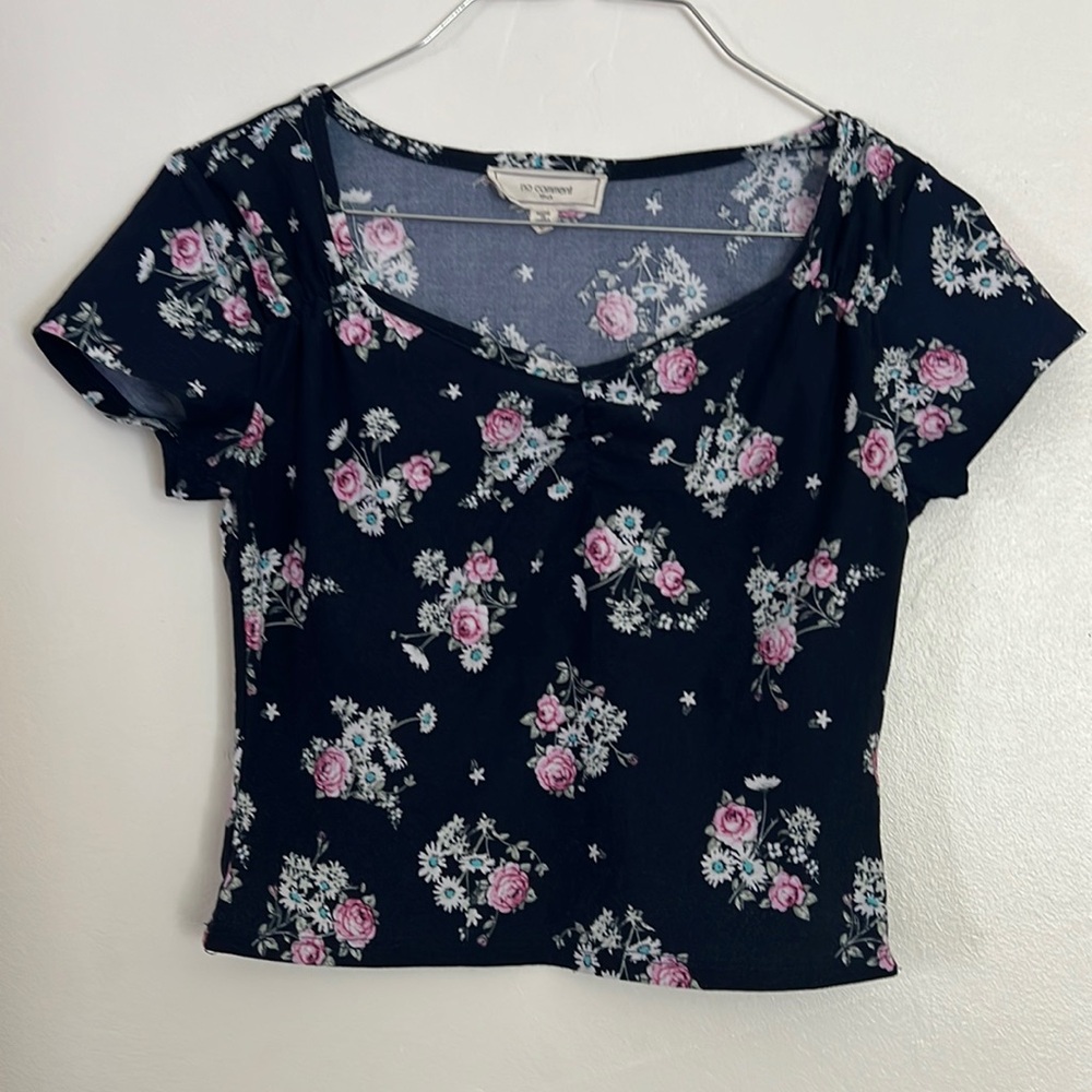 Floral crop top